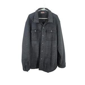 Rugged Elements Men’s Insulated Sherpa Lined Utility Shirt Jacket‎ Gray XXL